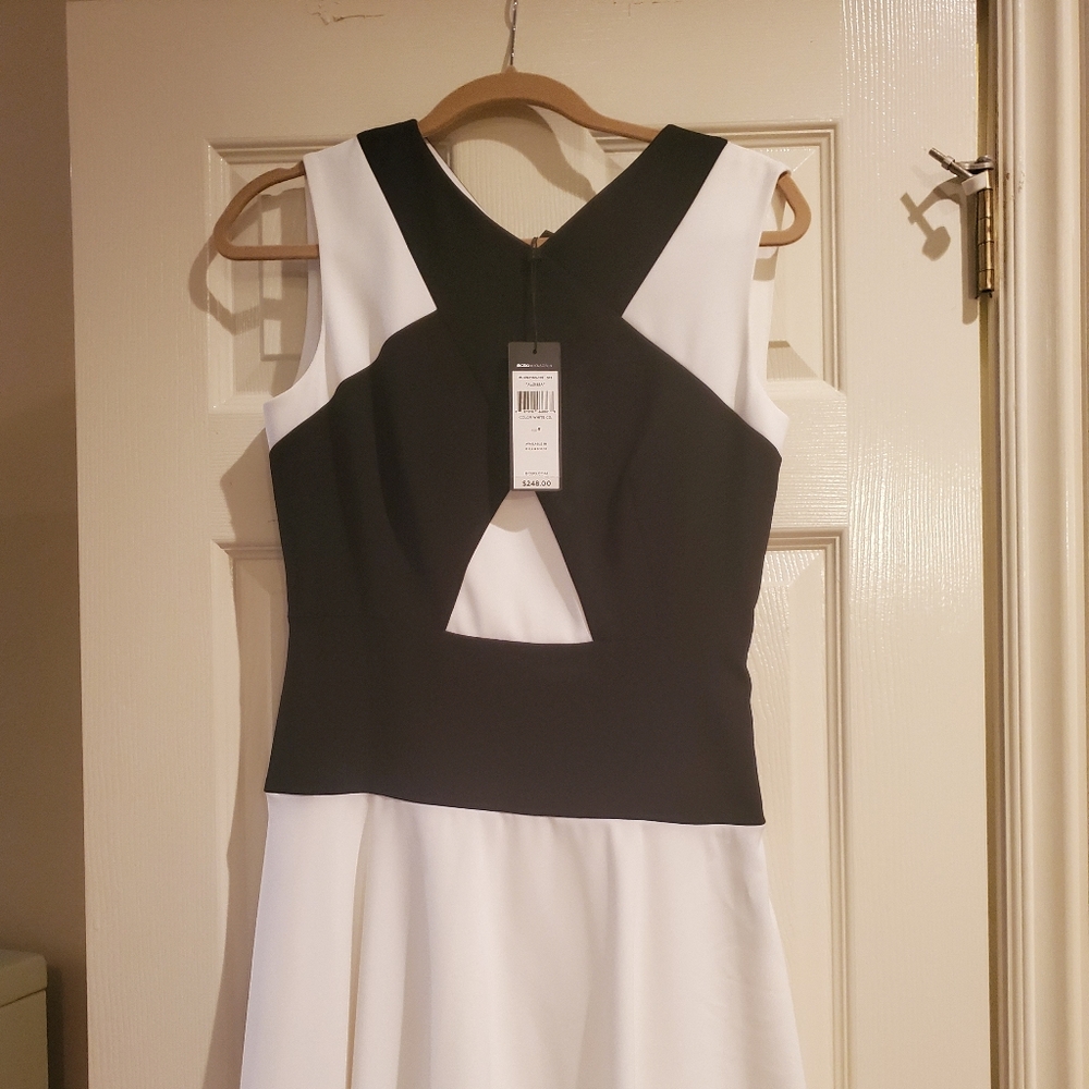 Nwt black and white Max Azria dress